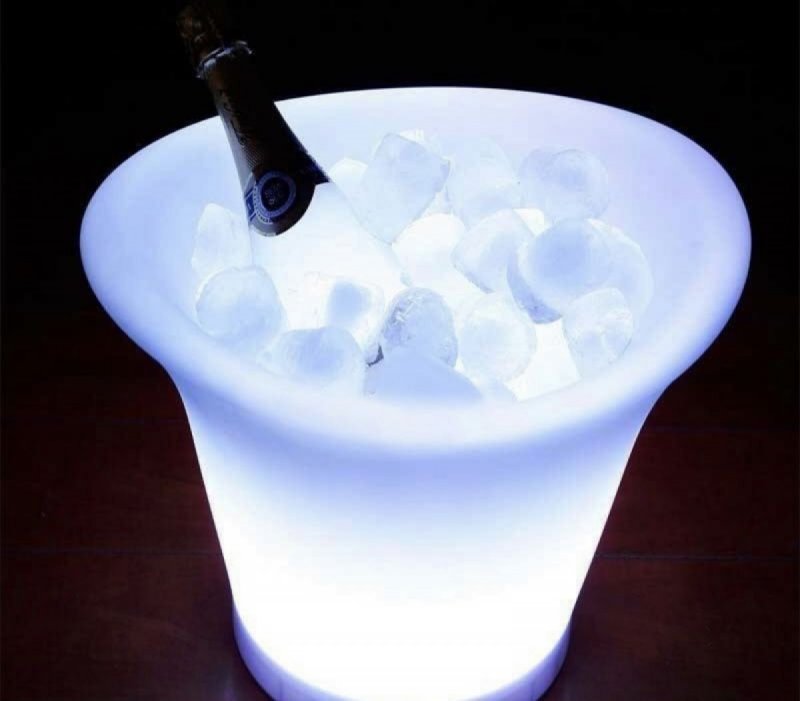 ledli buz kovası led şampanya kovası